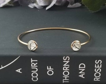 Thorns Cuff Bracelet, ACOTAR jewelry, A Court of Thorns and Roses