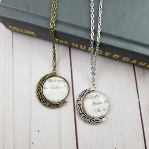 Kat OTP Book Page Necklace