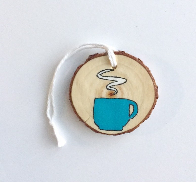 Coffee Cup Christmas Ornament Tea Cup Ornament Etsy