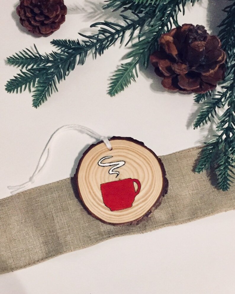 Coffee Cup Christmas Ornament Tea Cup Ornament Etsy