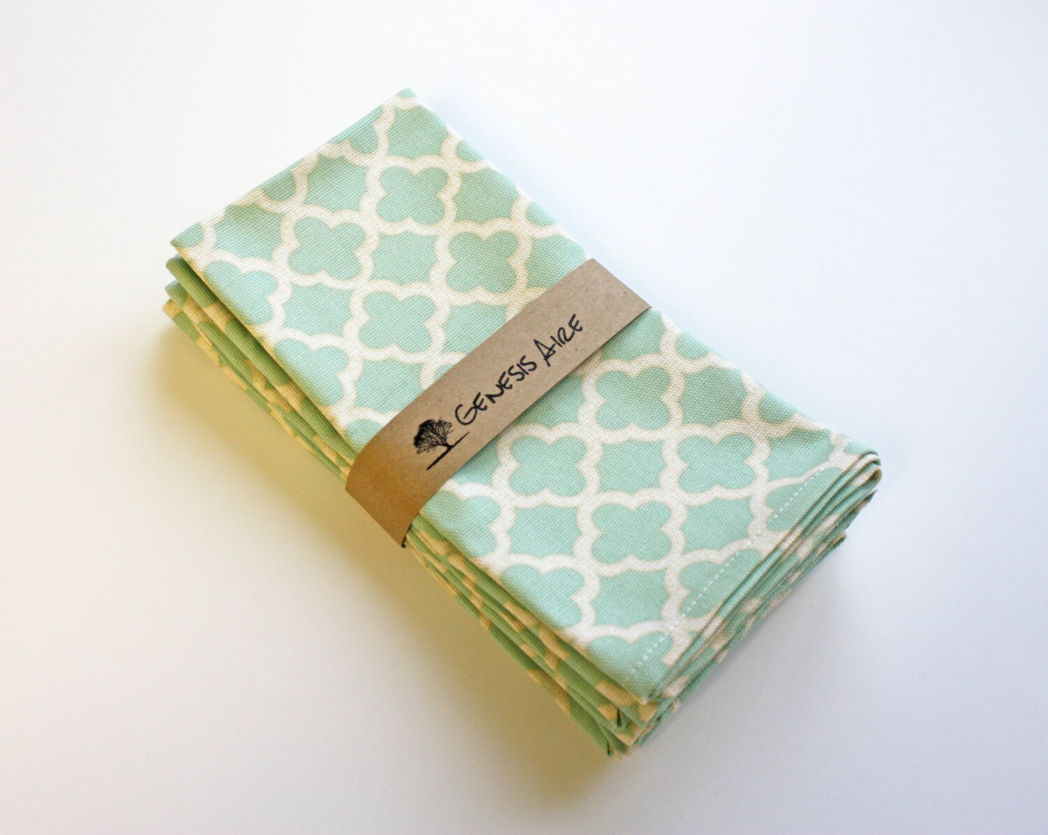 Mint Green Cloth Dinner Napkins // Set of 4 Cotton Dinner Etsy