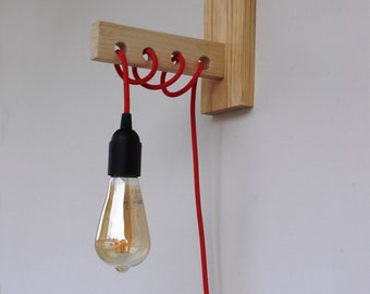 wooden wall lamp, wall sconce, minimalist wall lamps, industrial lamp