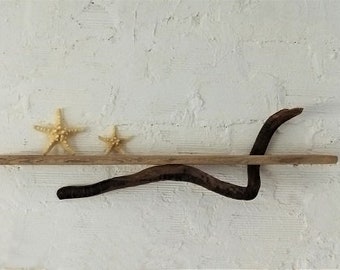 Driftwood shelf, Driftwood art, Driftwood sculpture wall art