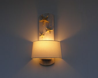 Wall lamp, Coastal decor wall lamp, Beach style wall lamp, Starfish wall lamp