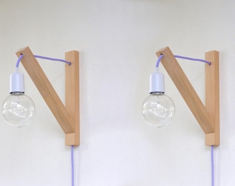 Pair of Wall lamp, minimalist wall sconce, minimal simplicity