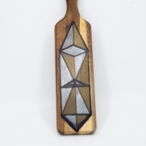 Tree of Life \ Sacred Geometry \ Mini Breadboard- Paddle \ One of a Kind Gift