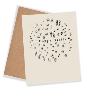Carte de vœux Happy Trails