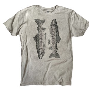 Lachs Gemütliches T-Shirt King Lachsfischen