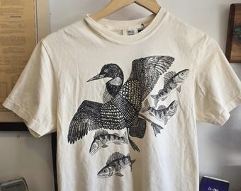 Loon Boxy Shirt comfort colors perch bird