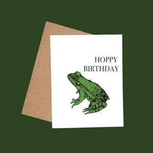 Biglietto d'auguri di buon compleanno Rana di buon compleanno