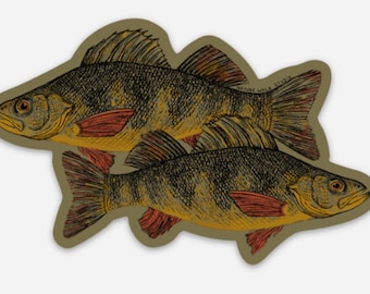 Red Fish Sticker Soldierfish Vinyl Vintage Stickers Bumper - Etsy