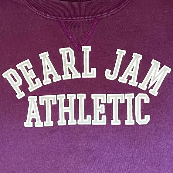 Vintage 90s Pearl Jam Athletic Russell High Cotto… - image 2