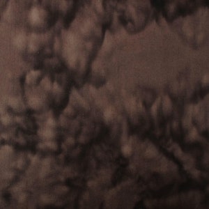 Dark Cool Brown Watercolor Batik by the Half Yard