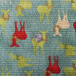 Holiday Fabric - Jovial Reindeer - BasicGrey - Moda - Fabric by the Half Yard