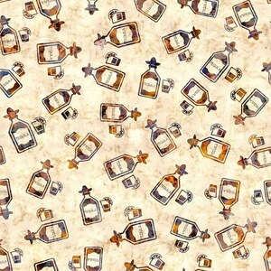 Cocktail Hour by Dan Morris for QT Fabrics Tequila Fabric by the Half Yard 57B 013