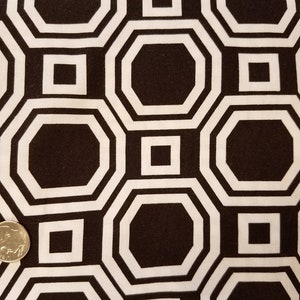Black and White Mod Geo by Michael Miller Fabric by the Half Yard