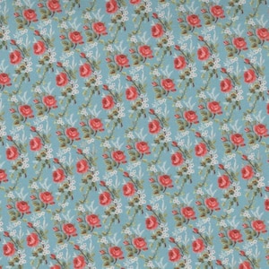 Leather Lace Amazing Grace by Cathe Holden for Moda Blue Fabric by the Half Yard 04A 019