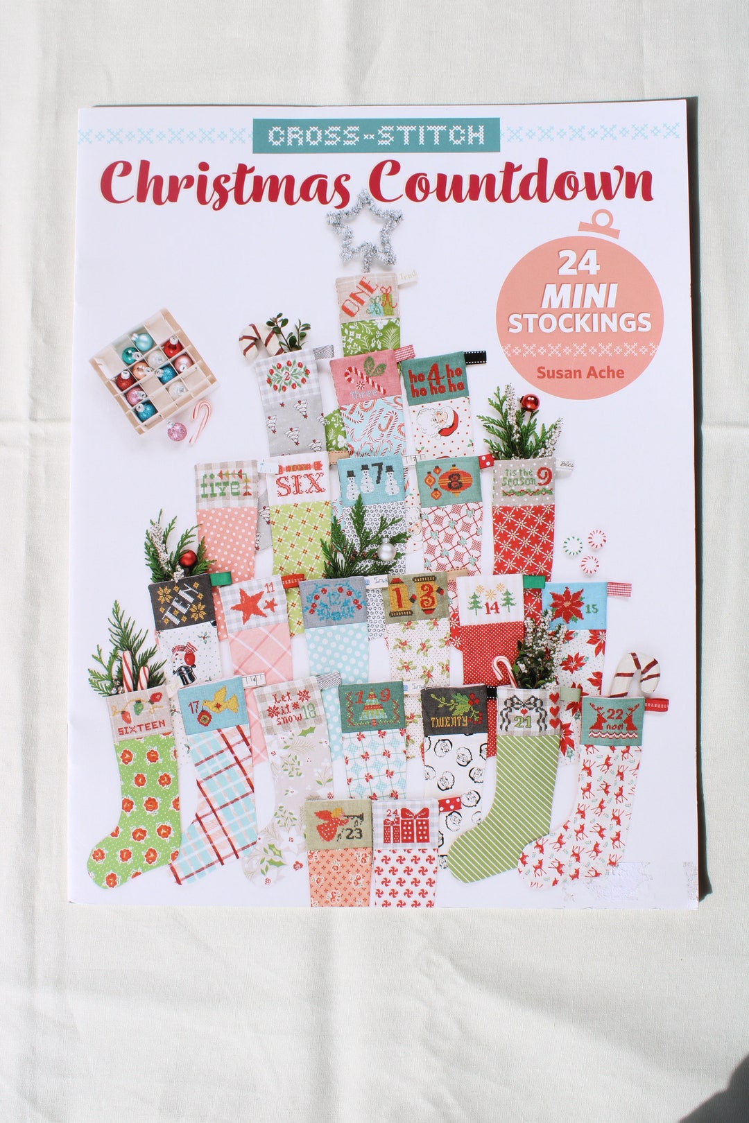 Cross-stitch Christmas Countdown by Susan Ache - Etsy