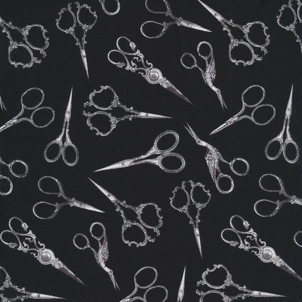 Scissor Fabric Etsy