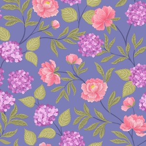 Love Blooms by Lewis & Irene Fabric by the Half Yard 04A 112
