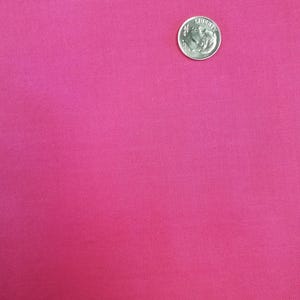 Solid Hot Pink Fabric by the Half Yard