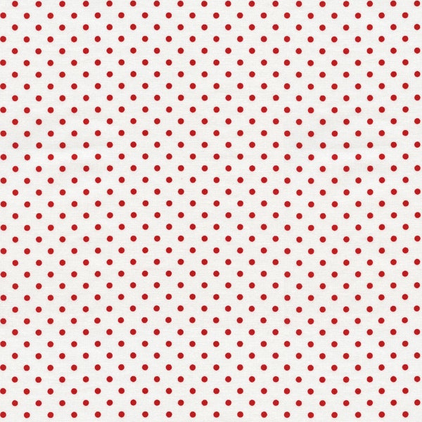 Dotty Dot by Timeless Treasures  Cherry Fabric by the Half Yard 54C 012