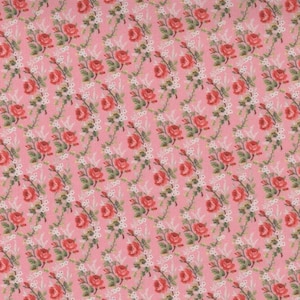 Leather Lace Amazing Grace by Cathe Holden for Moda Pink Fabric by the Half Yard 04A 018