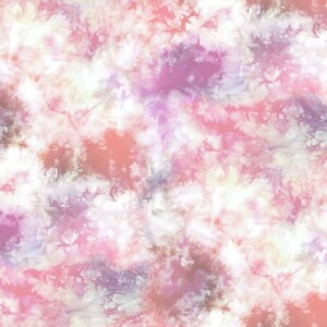 Fire & Ice by Maywood Studio Pink, Purple, White, and Gray Tie Dye Blender Fabric by the Half Yard