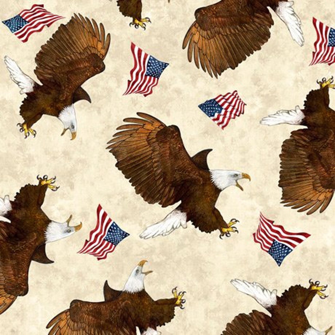 All American by Dan Morris Design for QT Fabrics by the Half Yard 09A ...