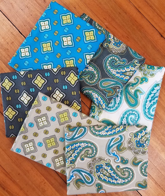 Paisley in Blue Half Metre Bundle Paisley in Blue Half Metre Bundle