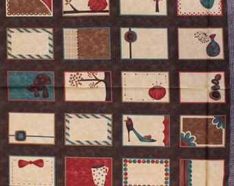 Name That Quilt by Sandy Gervais for Moda Fabrics Fabric Panel 40-2C 042