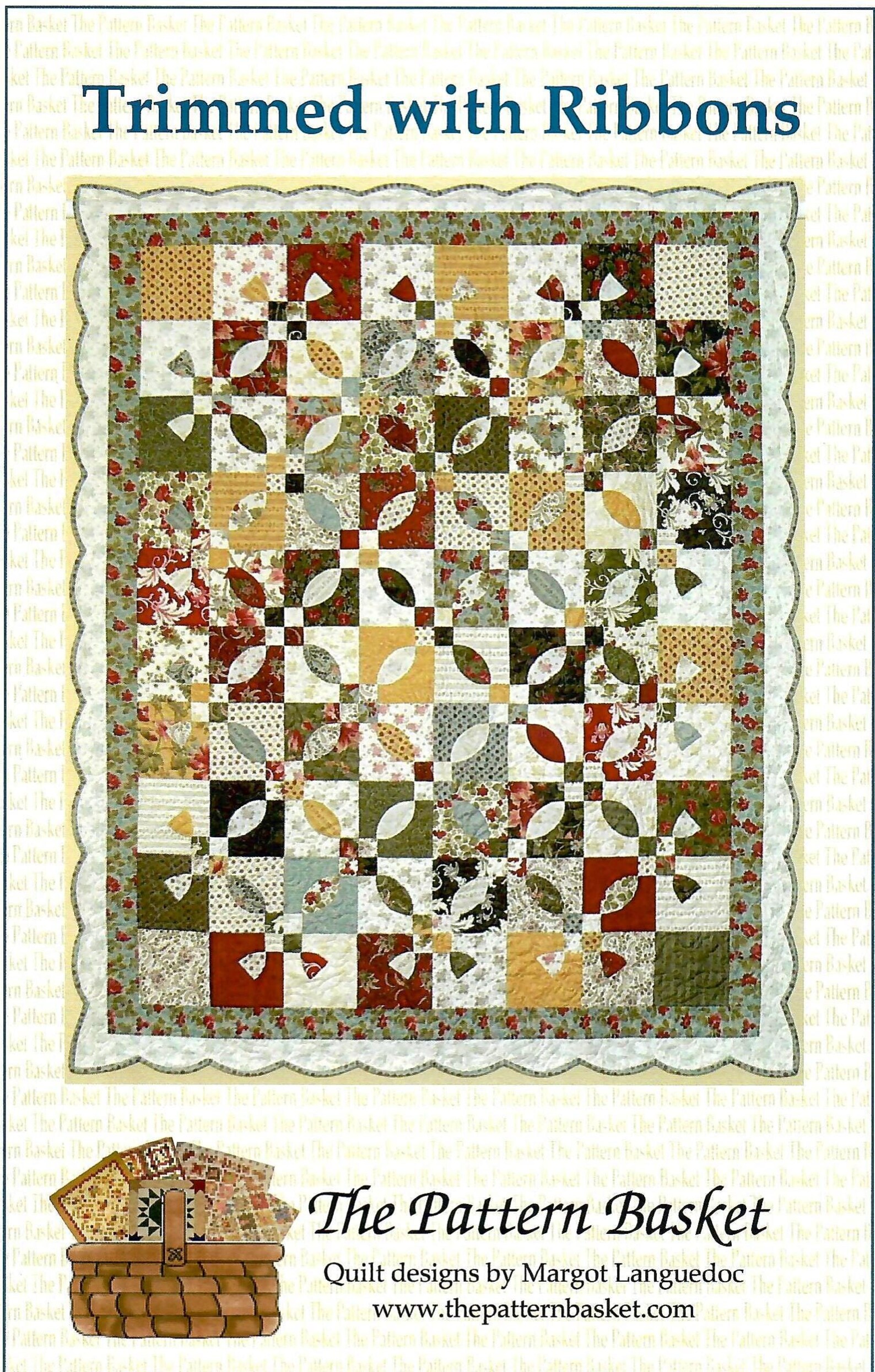 Trimmed With Ribbons by the Pattern Basket Traditional Pieced and ...