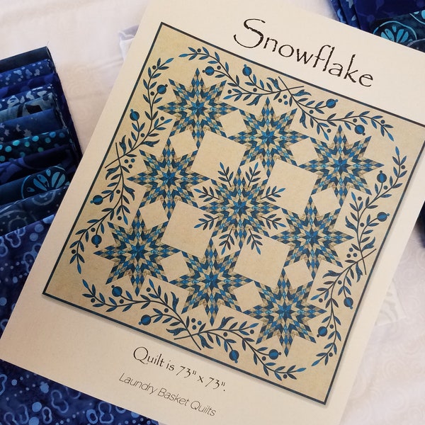 Snowflake Quilt Kit Etsy