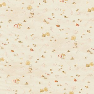Landscape Medley by Elizabeth&#39;s Studio Beach Footprints Fabric by the Half Yard 40-2A 035