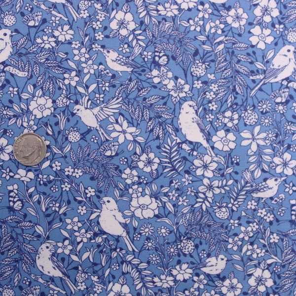 Bird Fabric by the Yard Etsy