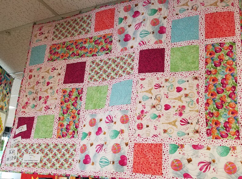 Tiles Quilt Kit 119 Designed by Ladeebug Design Etsy