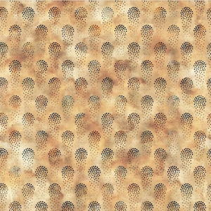 Cocktail Hour by Dan Morris for QT Fabrics Bubbles in Beige Fabric by the Half Yard 57B 012