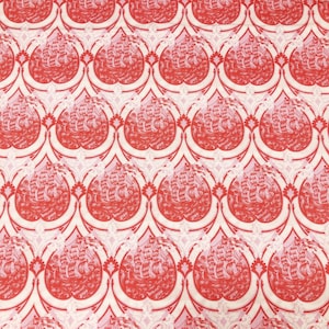 Parisville (Deja Vu) in Sea of Tears by Tula Pink for Free Spirit Pink, Red, and White Seaship Themed Fabric by the Half Yard 14C 050