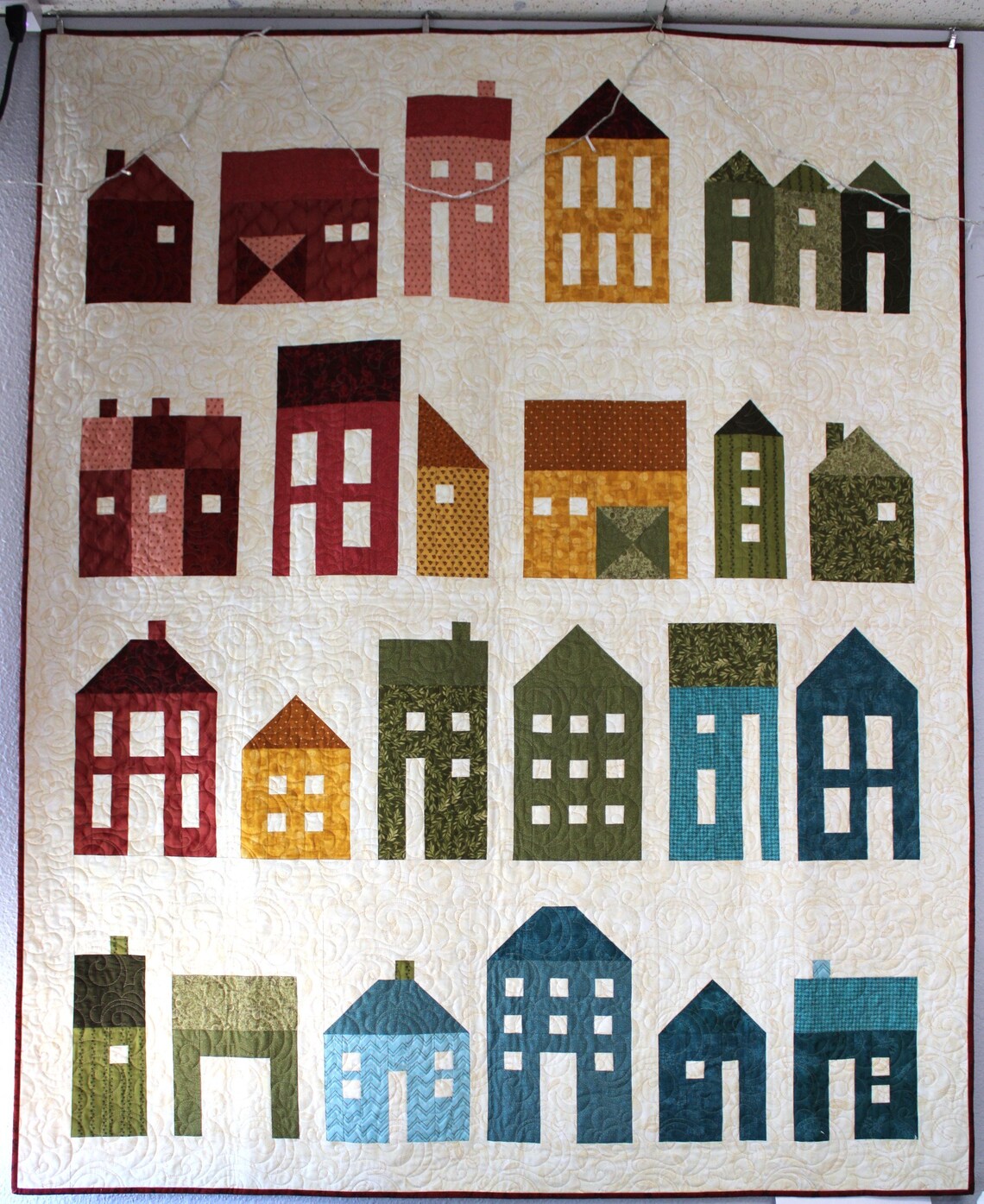 NEW Summer Village Block of the Month Quilt Kit by Laundry Etsy