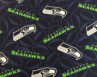 NFL Seahawks Fabric by Fabric Traditions 58" Wide Cotton 09C 045