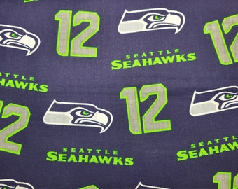 NFL Seahawks Fabric by Fabric Traditions 58" Wide Cotton 09C 046