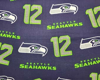 NFL Seahawks Fabric by Fabric Traditions 58&quot; Wide Cotton 09C 046