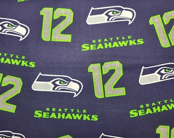 NFL Seahawks Fabric by Fabric Traditions 58" Wide Cotton 09C 046