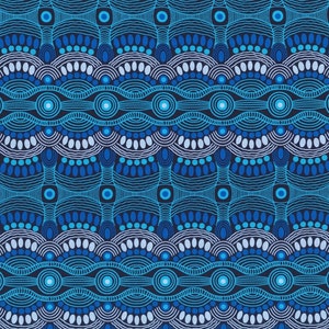 Desert Flora by Roseanne Ellis for M&S Textiles Australia Aboriginal Prints Fabric by the Half Yard 01A 028