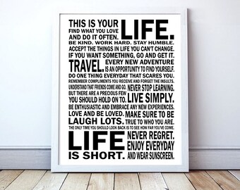 This Is Your Life Etsy