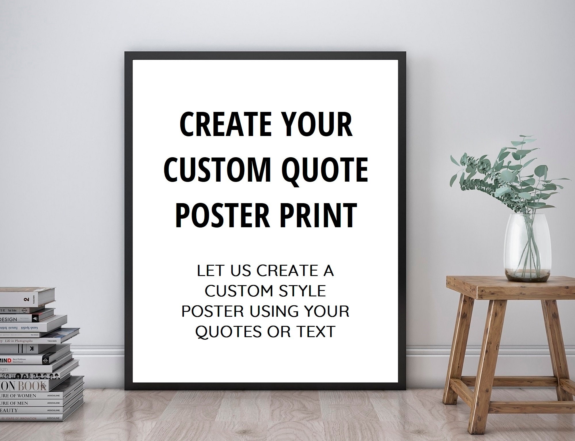 Personalized Wall Art Create Your Own Custom Quote Motivational Sayings  Poster