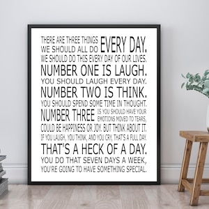 Life’s Greatest Lessons - Jim Valvano’s ESPY Speech | Unframed Sports Poster Print | Inspirational Art