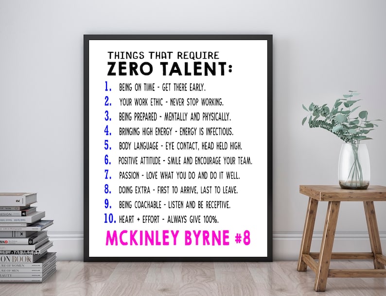 Require null. 10 things that require zero talent.