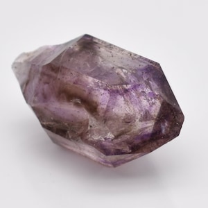 Enhydro Phantom Amethyst Crystal from Zambia // African Purple Amethyst Quartz Crystal Point Specimen