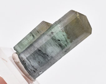 Blue/Green Tourmaline Crystal 9.5g from Aricanga Mine Brazil // Terminated Crystal Specimen Pederneira Cruzeiro Barra
